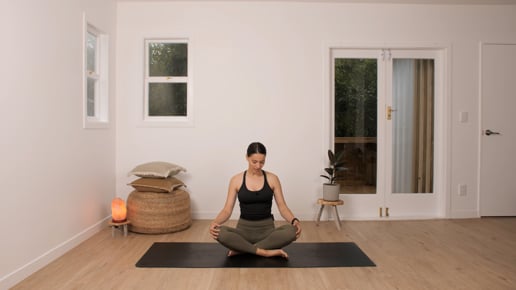 Easy Pose Variation, Table Top, Downward Facing Dog, Plank, Cobra, Thread The Needle, Sphinx Variation, Modified Table Top, Reclined Butterfly