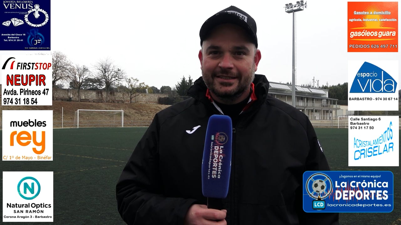 AARON CASAS (Entrenador CF Osso) UDB Somontano 1-1 Osso de Cinca / Jornada 10 / 2ª Regional - Gr 2-1