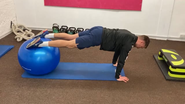 H - Swiss Ball Push-up