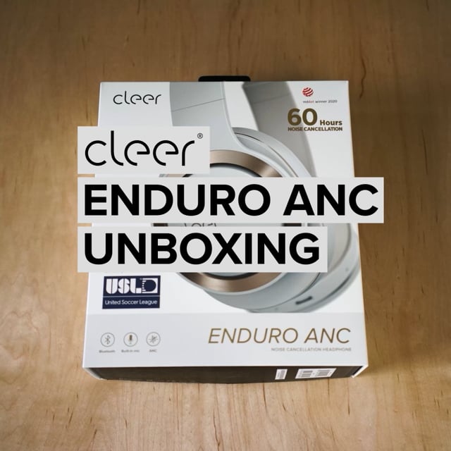 Enduro ANC Noise Cancelling Headphones (Navy) video thumbnail