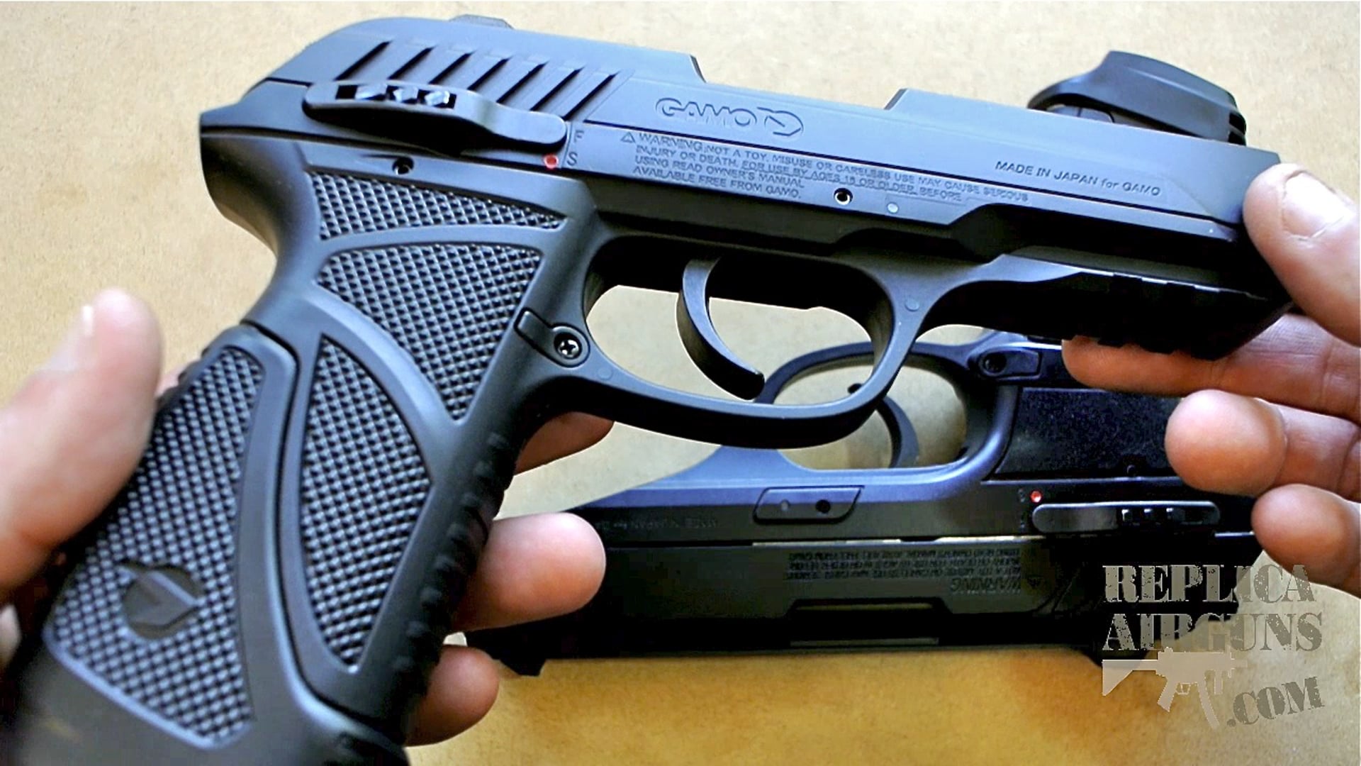 Gamo P-25 and PT-85 CO2 Pellet Pistol Table Top and Shooting Review
