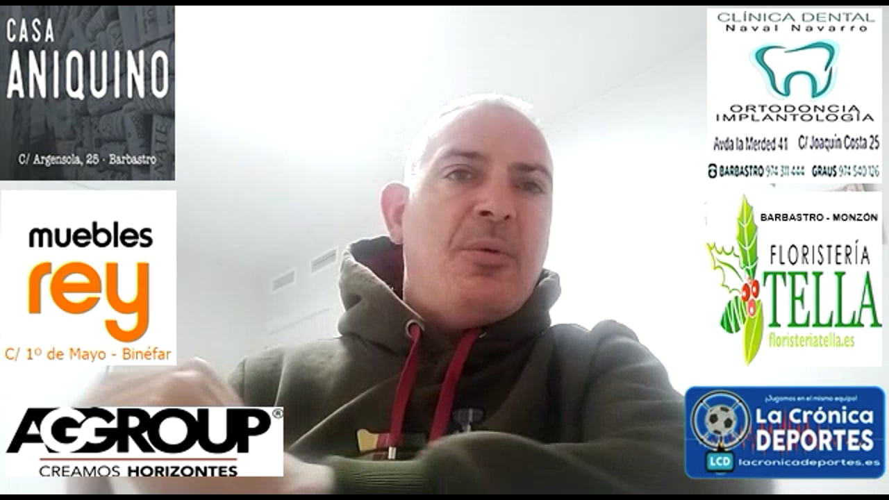 HUMBERTO ARTO (Entrenador Cariñena) CD Cariñena 2-3 CD Caspe / J 16 / 3ª División