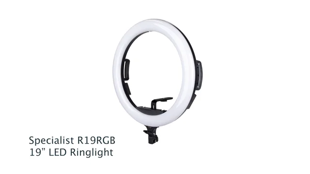 Elitehood Ring Light, 19 inch/48cm Ring Lights with Stand & Carrying Bag,  45W Dimmable Led Ringlight, Professional Ring Light for Camera, Smartphone