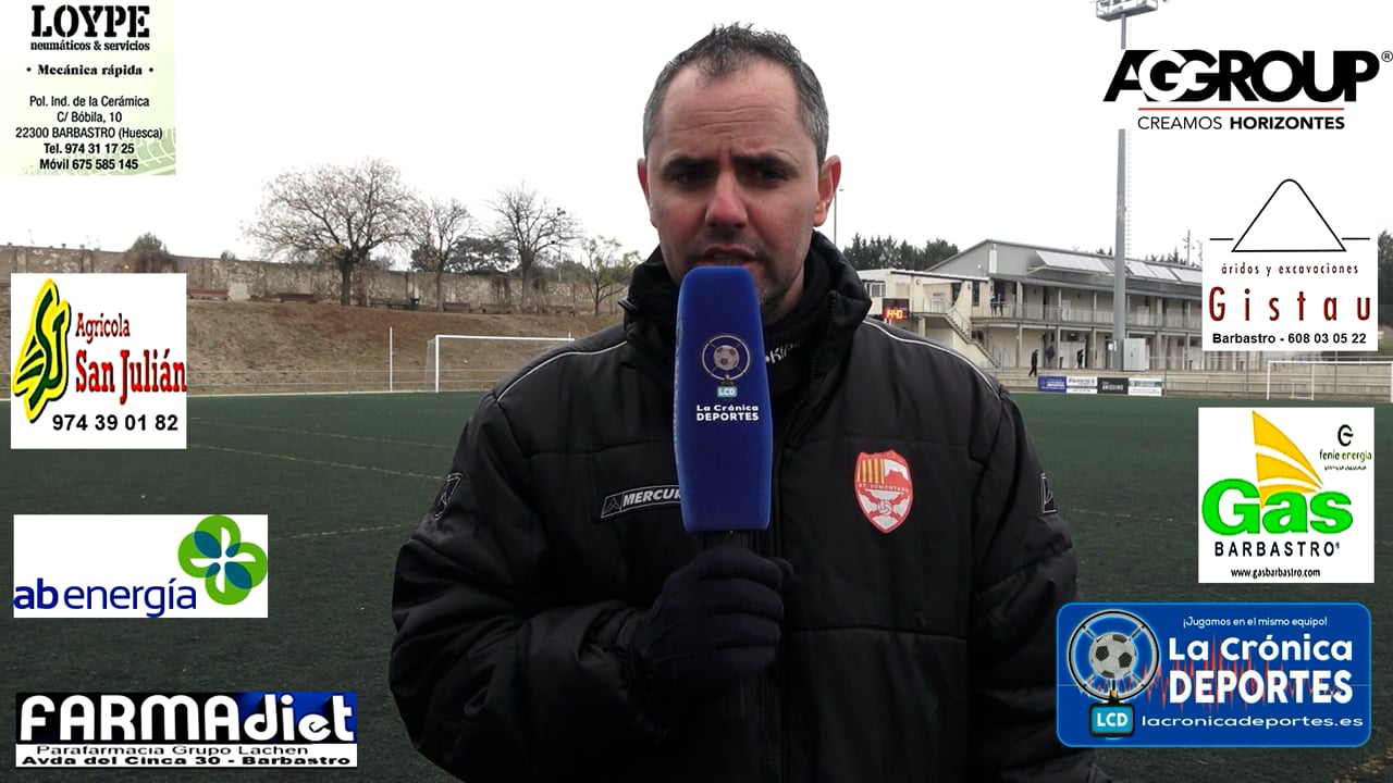 JOEL BORBÓN (Entrenador Somontano) UDB Somontano 1-1 Osso de Cinca / Jornada 10 / 2ª Regional - Gr 2-1