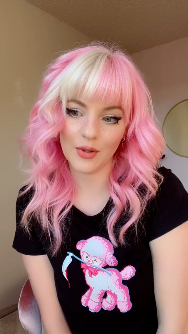 manic panic cotton candy pink diluted