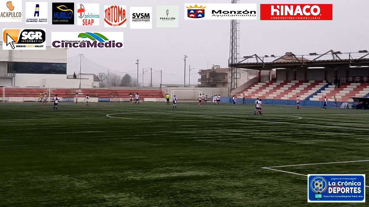 DIVISIÓN DE HONOR CADETE MONZÓN FÚTBOL BASE-0-2-EBRO
