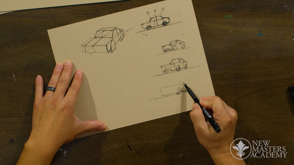 How to Draw in Perspective - Drawing Academy Video Lesson