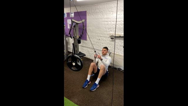 V - Seated pull down