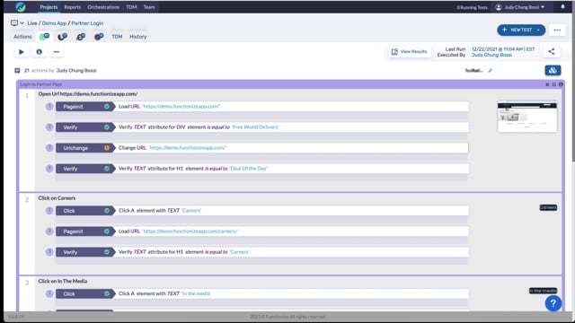 Localization Testing Selecting Region