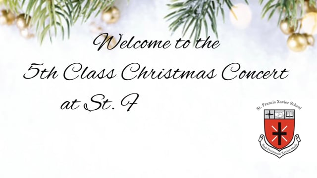 5th Class Christmas Concert
