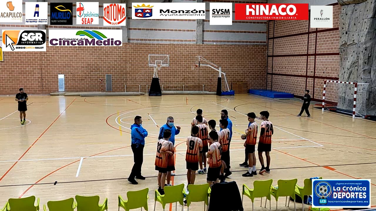 Gimnasio CDM Monzón-29-27-Cristo Rey Zaragoza Balonmano Autonómica Cadete Grupo C
