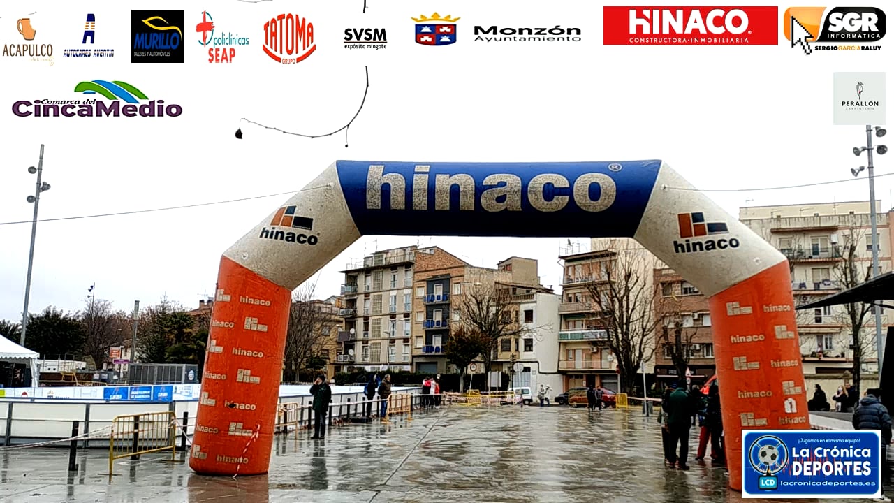 LXIV Cross del Turrón en Monzón con mas de 400 participantes en el total de las diferentes categorías