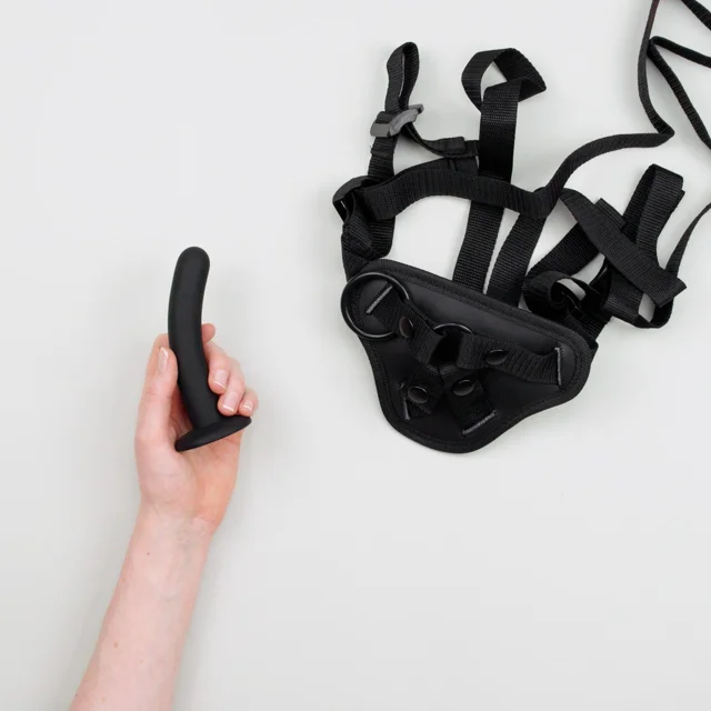 baseks Double Strap-On Harness with Dildos