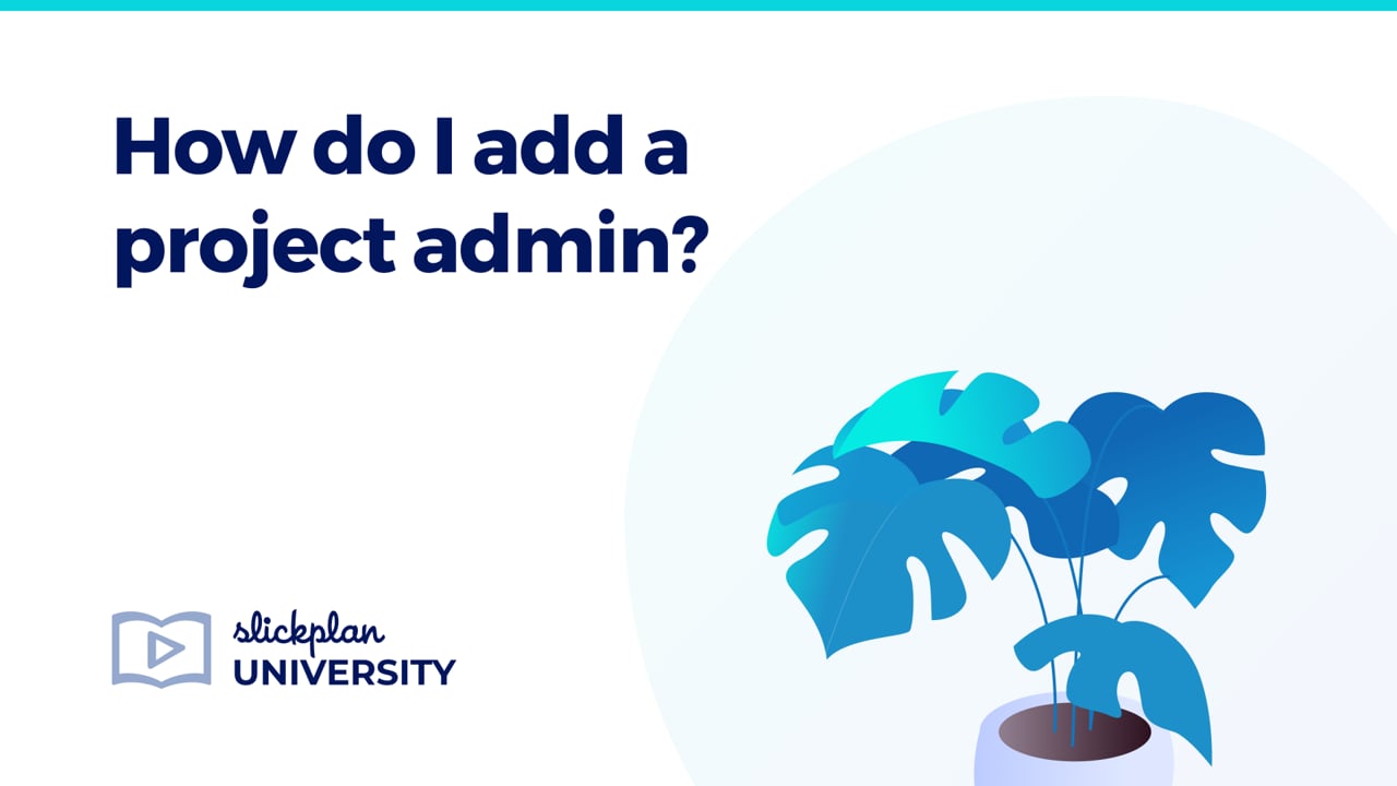 How do I add a project admin?