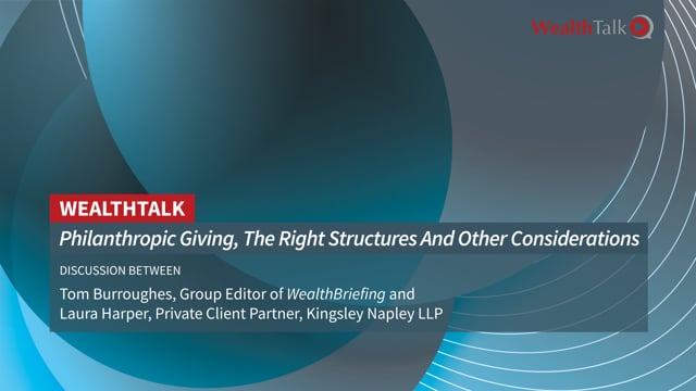 WEALTH TALK: Focus On Philanthropy  placholder image