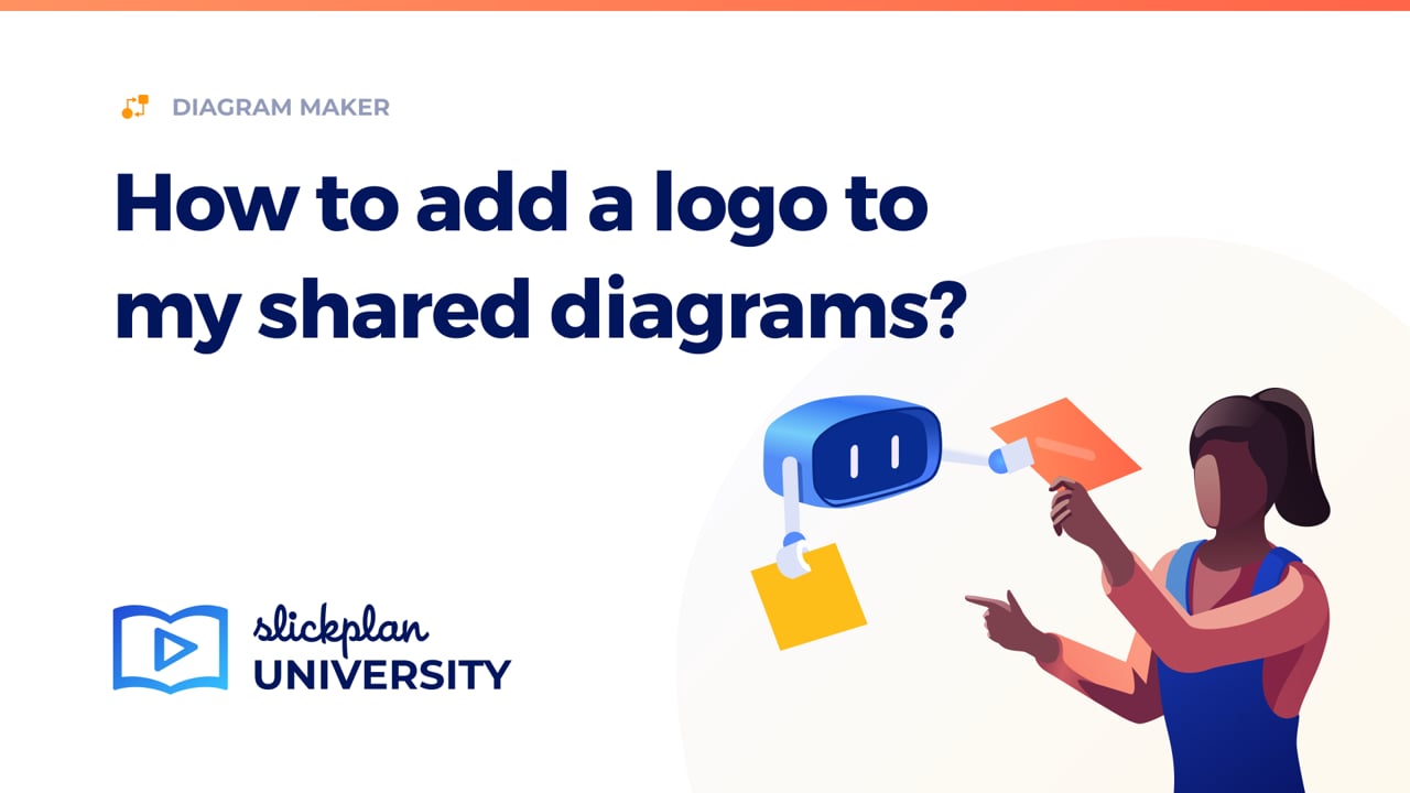 How to add a logo to my shared diagrams?