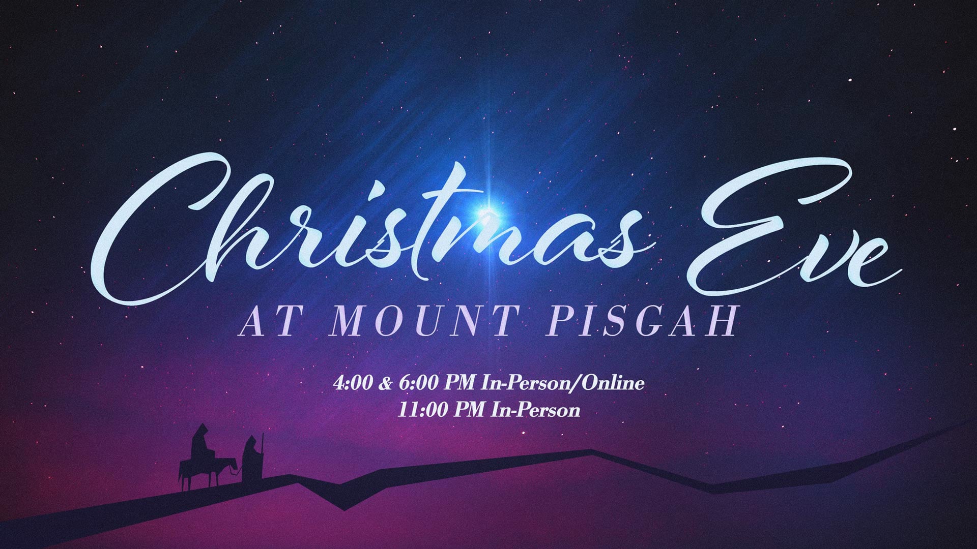 12/24/2021 | Christmas Eve | 4:00 PM