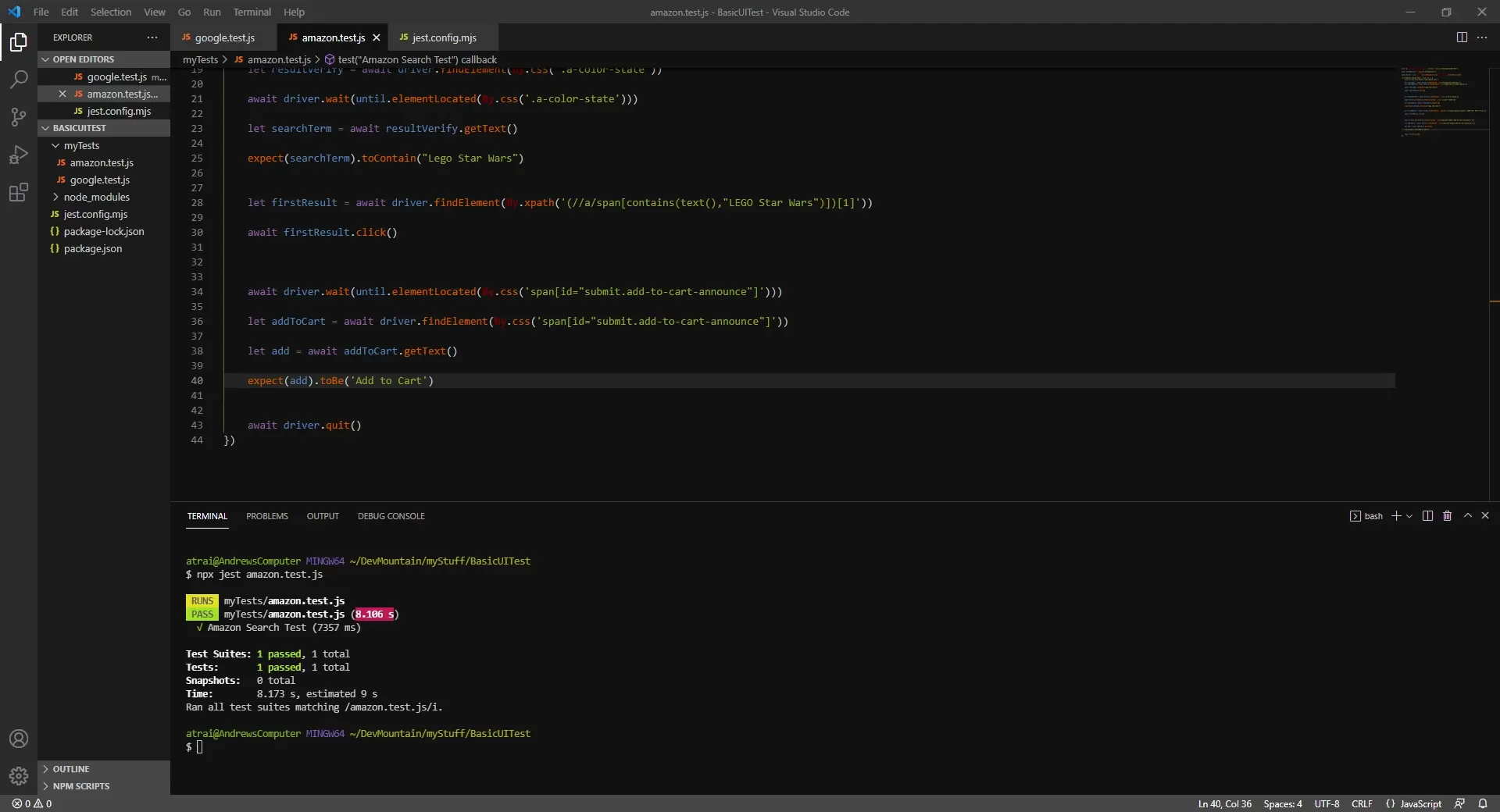 UI Test Example 3 on Vimeo