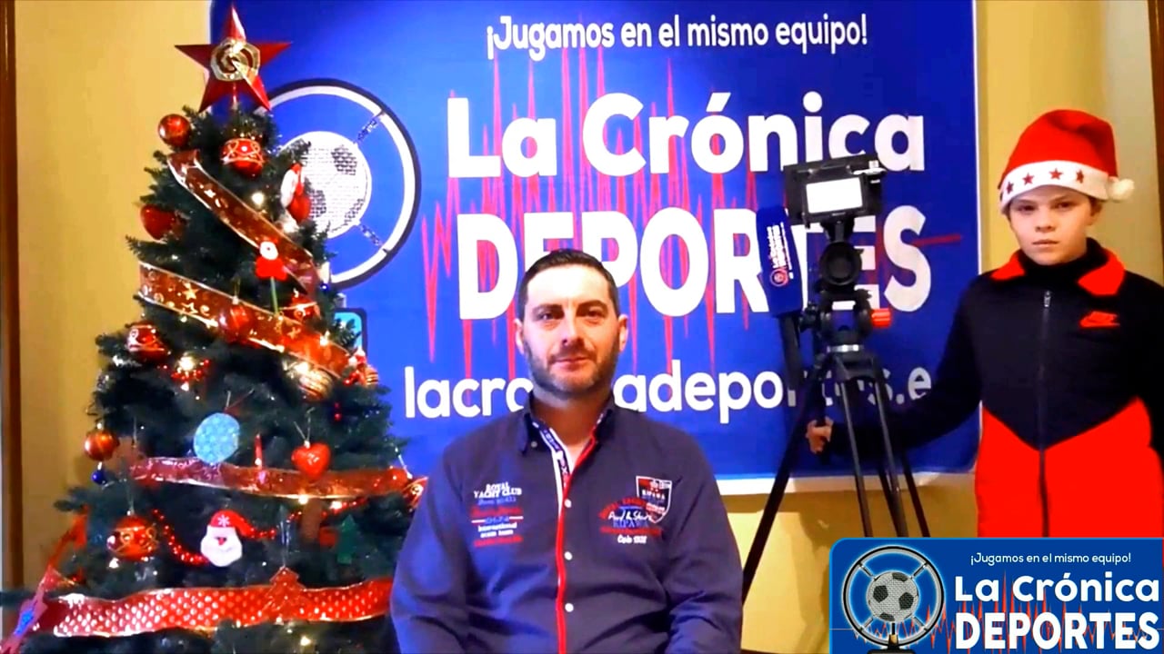 EL EQUIPO DE LA CRÓNICA DEPORTES Os desea Feliz Navidad y Buen Año 2022