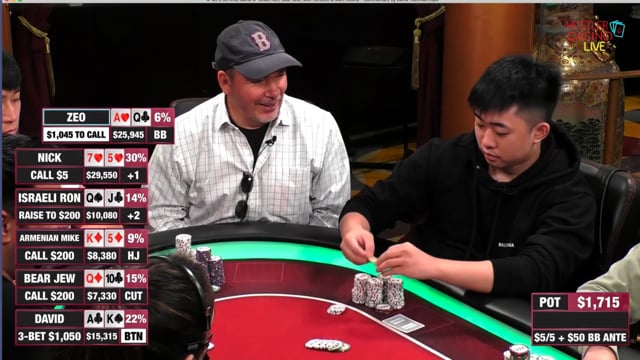 #526: Finding bluffs when our opponent could be wide