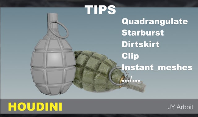 Consolidation & découvertes> Quadrangulate, Starburst, Dirtskirt,Clip, Instant_meshes ...