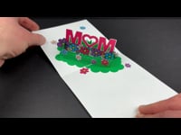 Mother’s Day flower card pop up