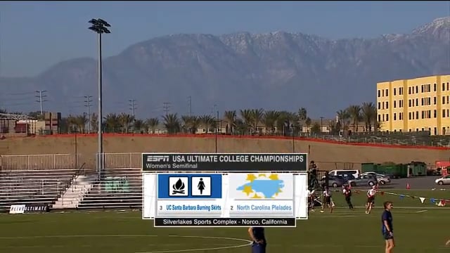 Video Thumbnail: 2021 College Championships, Women’s Semifinal: Santa Barbara vs. North Carolina