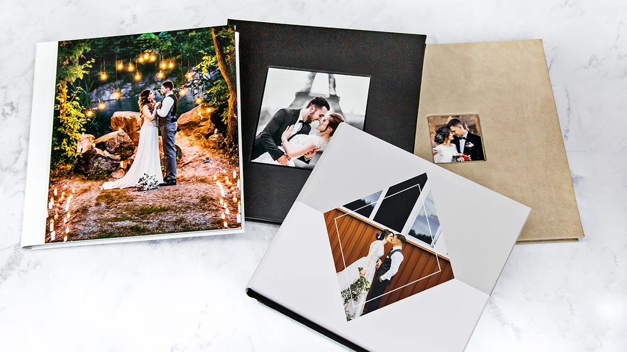 Leather Photo Albums - Premium Layflat Weddings Albums - Printique