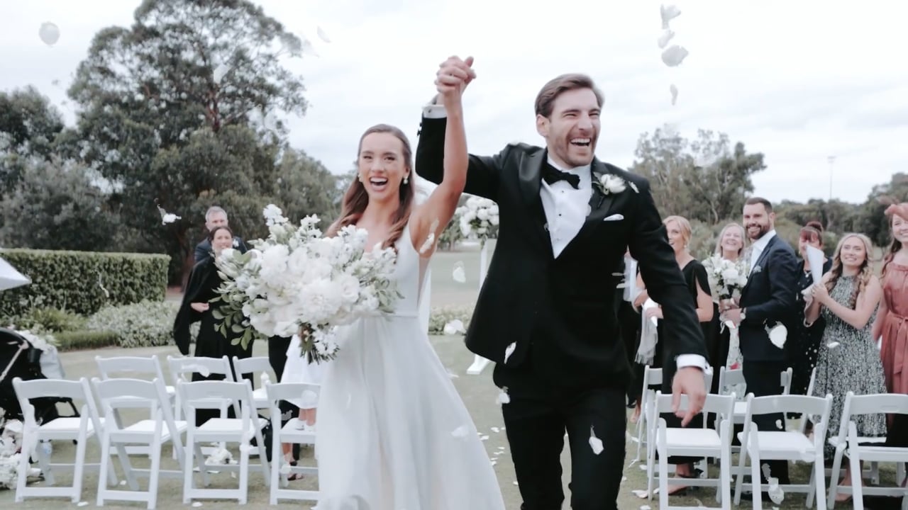 Manly Golf Club Wedding Video, Sydney - Georgia and Ben