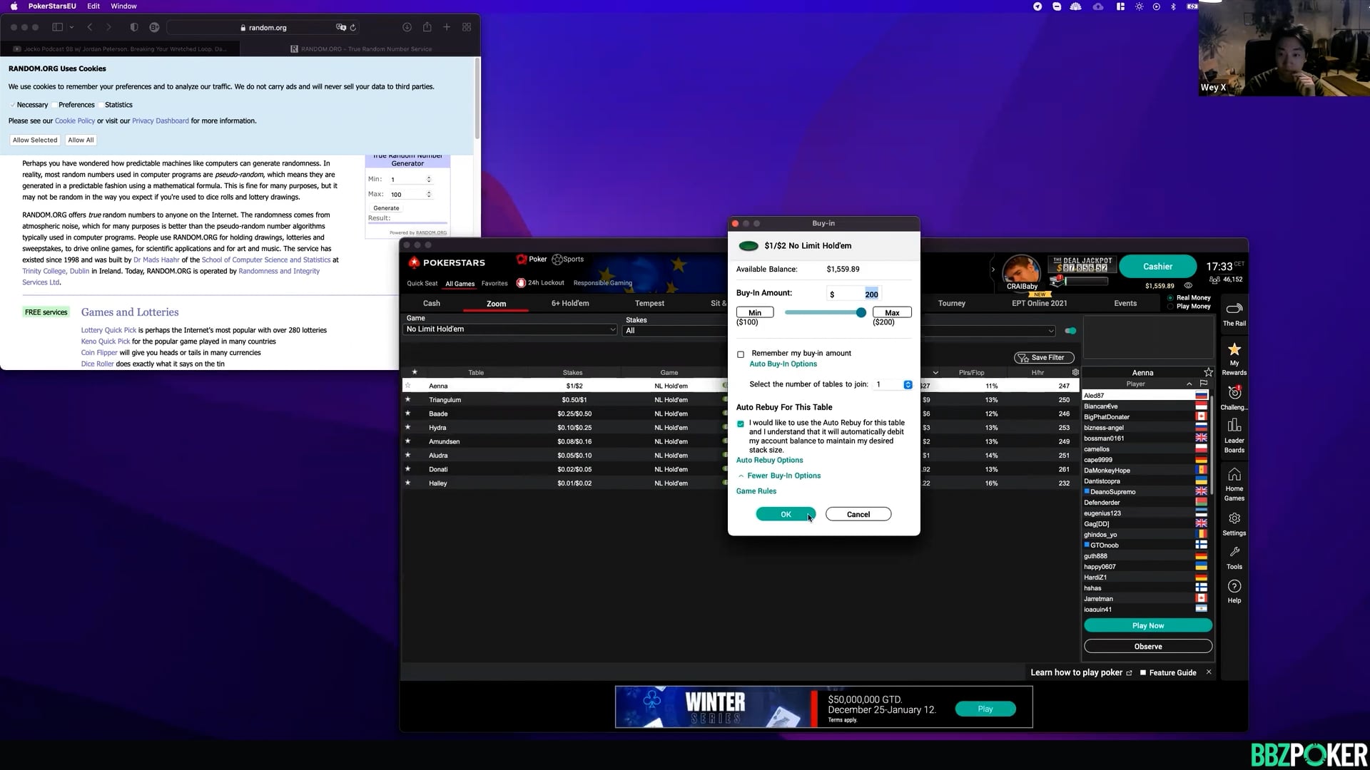Cash Game: Play & Explain