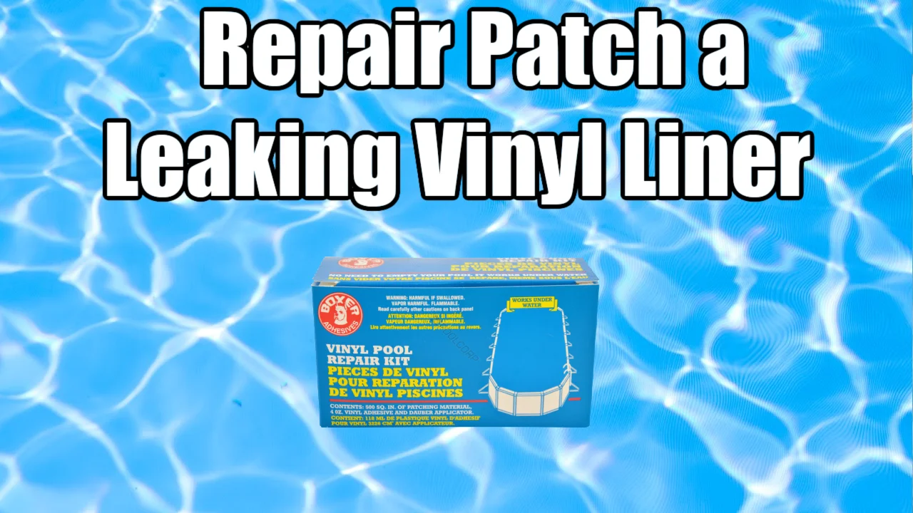 How to Repair Patch a Leaking Vinyl Liner Pool on Vimeo