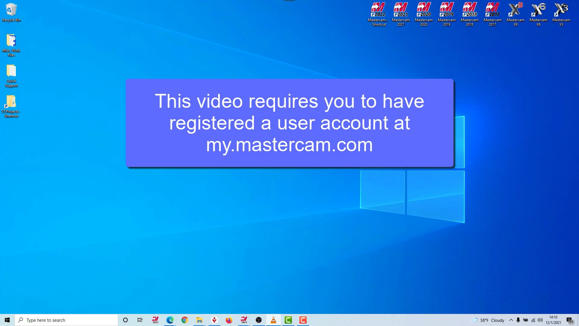 Mastercam.com linking codes