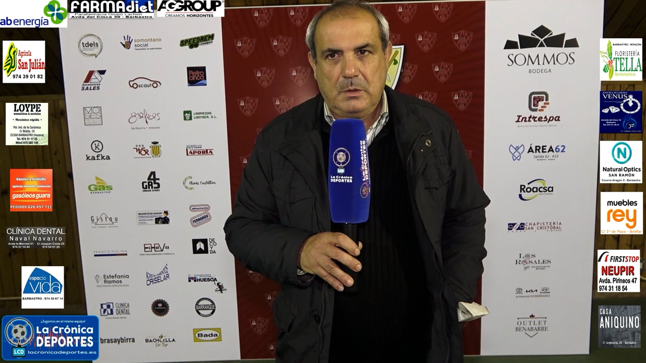 JAVIER IRIGOYEN (Asesor Técnico UD Barbastro) Hablamos de las últimas bajas, las posibilidades de reforzarse y lo que esta siendo la temporada del equipo