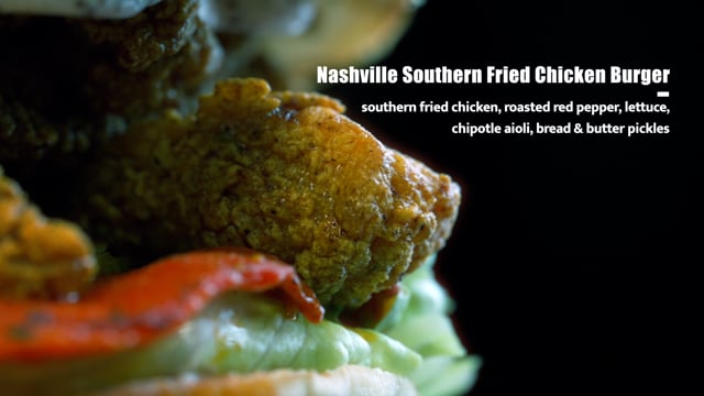 Nashville Southern Fried Chicken Burger Video Thumbnail