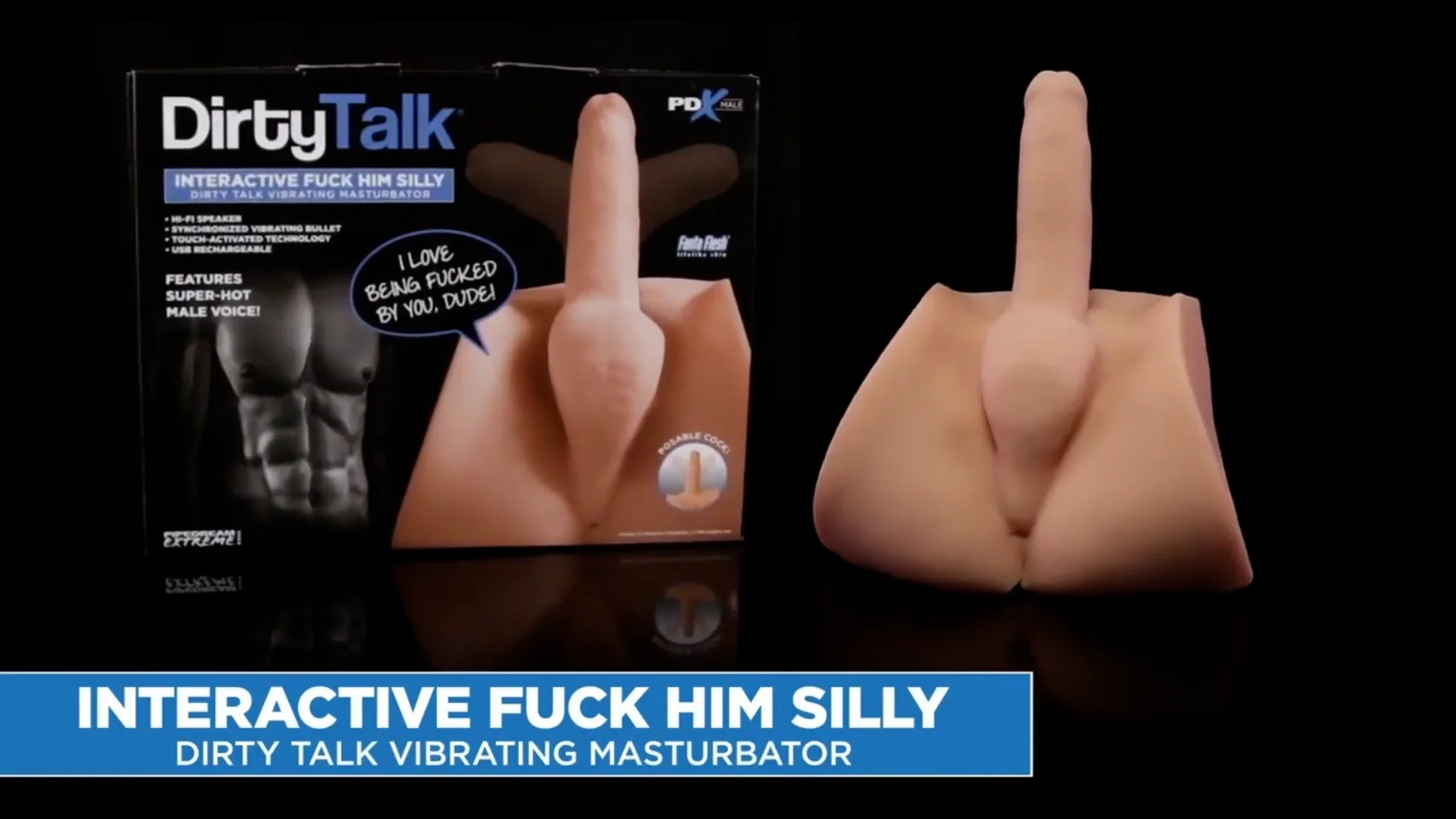 pdx male dirty talk interactive f-ck him silly masturbator Amazon.com: PDX Male Dirty Talk Interactive Bad Boy : Health & Household main image 1