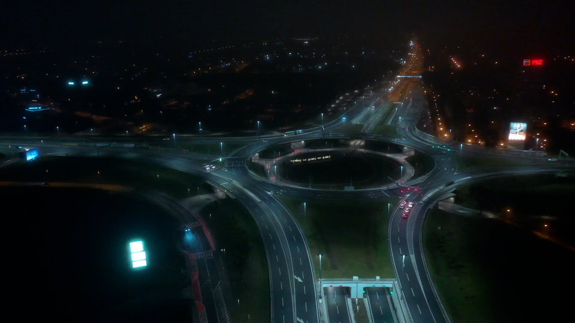 Zagreb roundabout near Arena cnetar