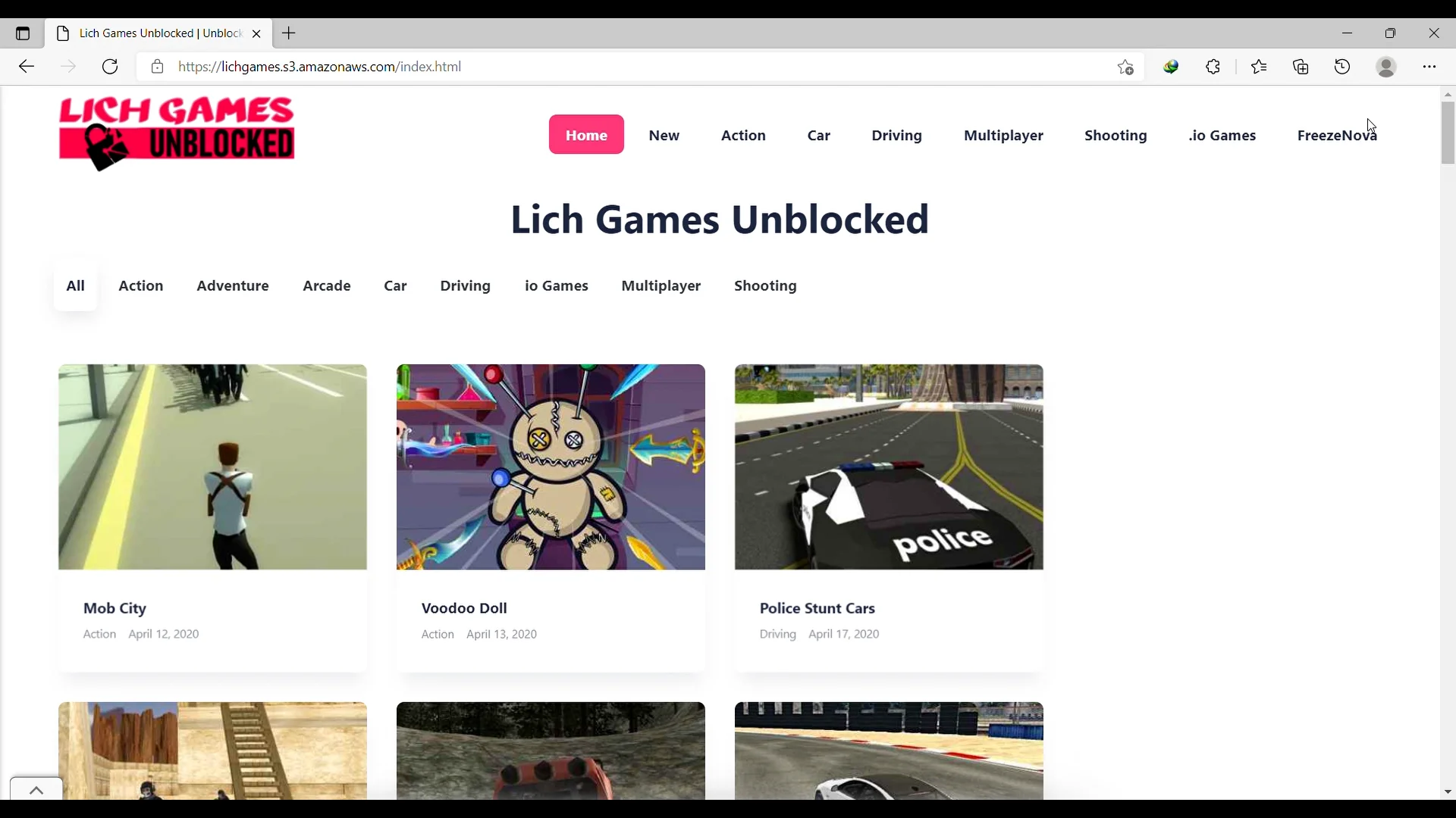 Car Games Unblocked - FreezeNova.Games on Vimeo