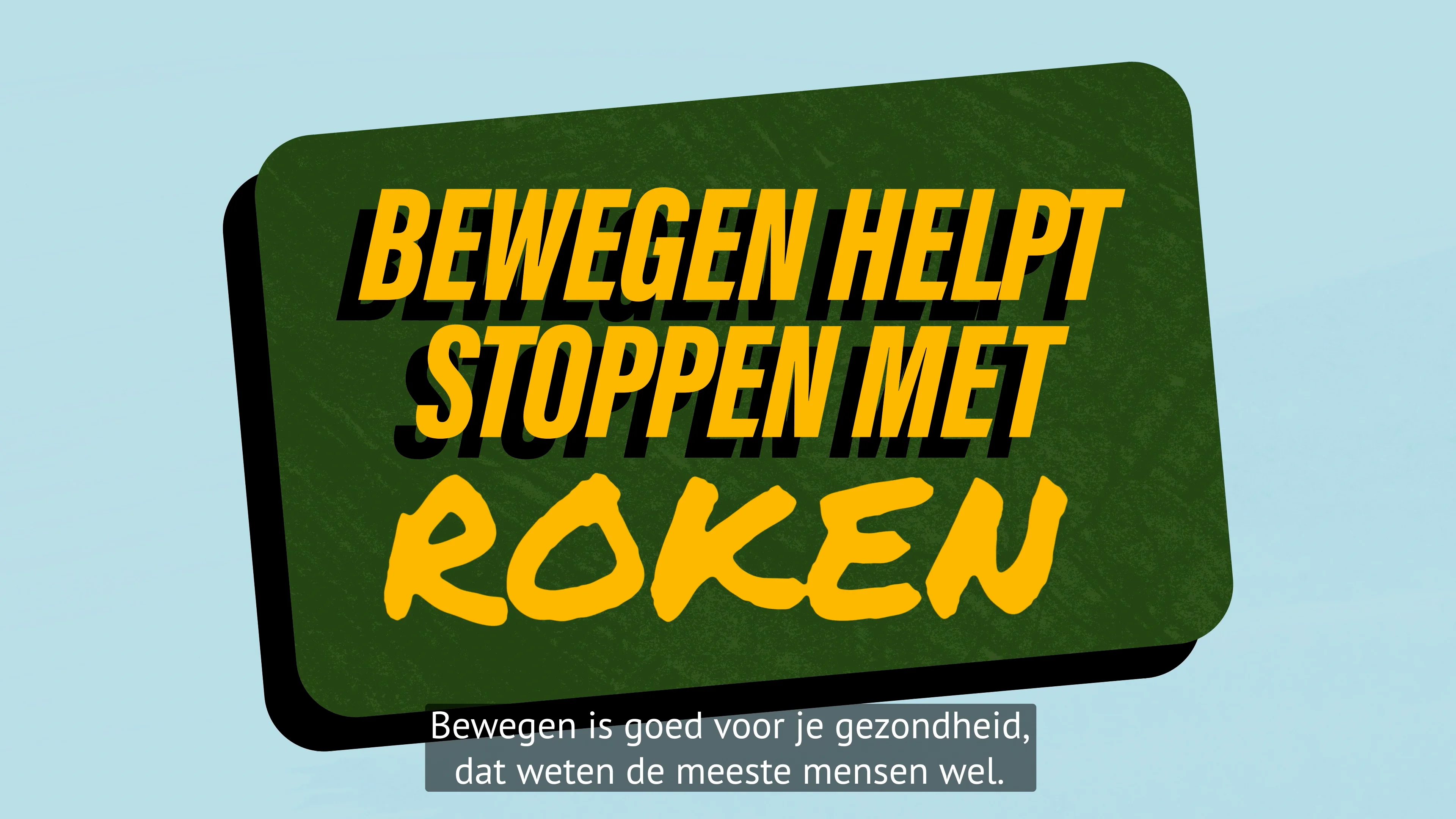Stoppen met roken: bewegen helpt