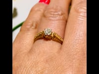 Diamant, ring van 18 karaat 231-1351