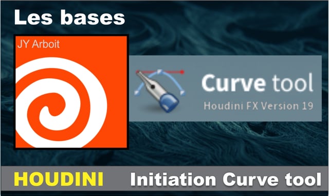 Curve Tool Houdini 19 ( initiation ) 
