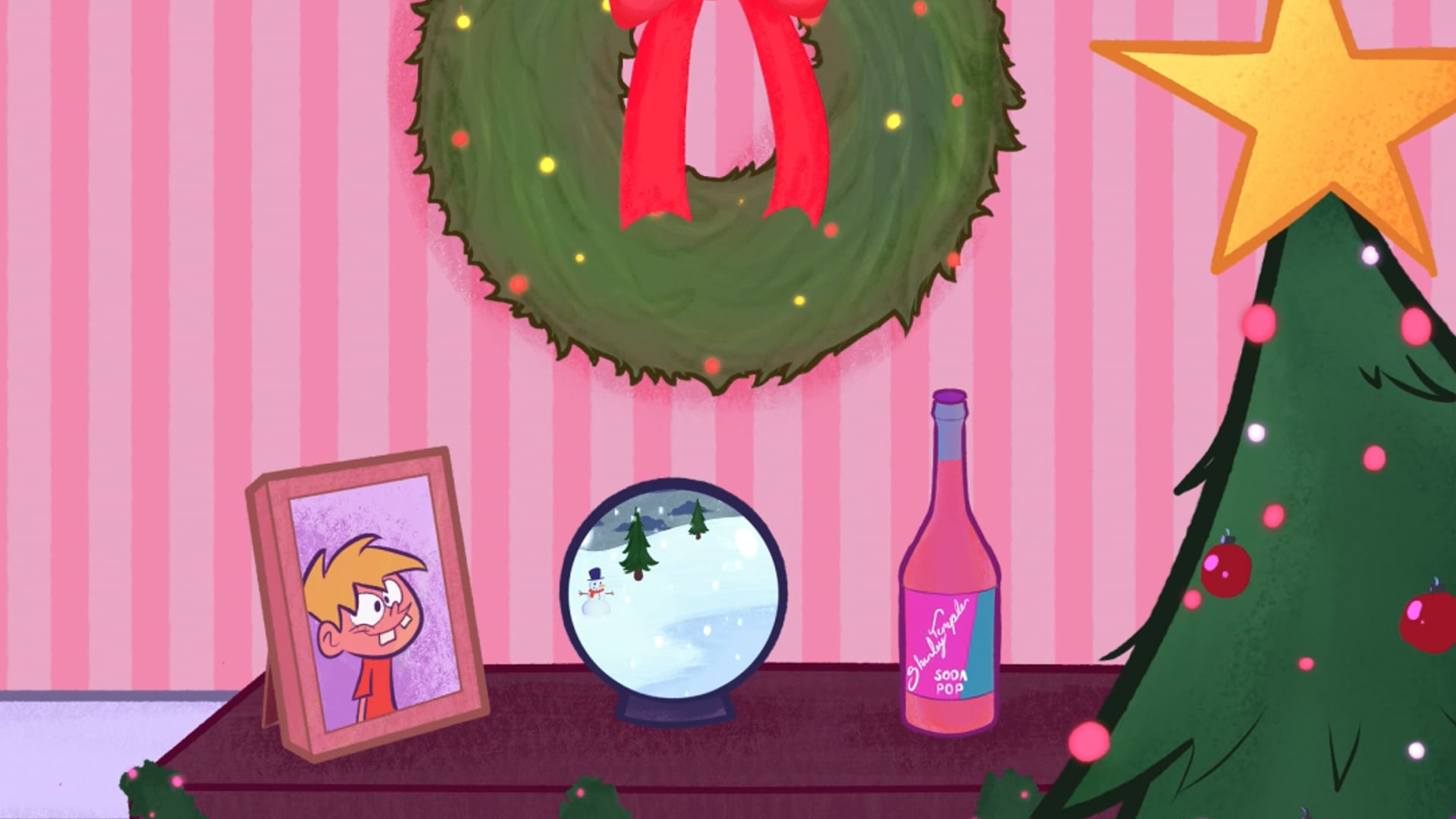 Shirley Temple Soda Pop Christmas Animation 2021