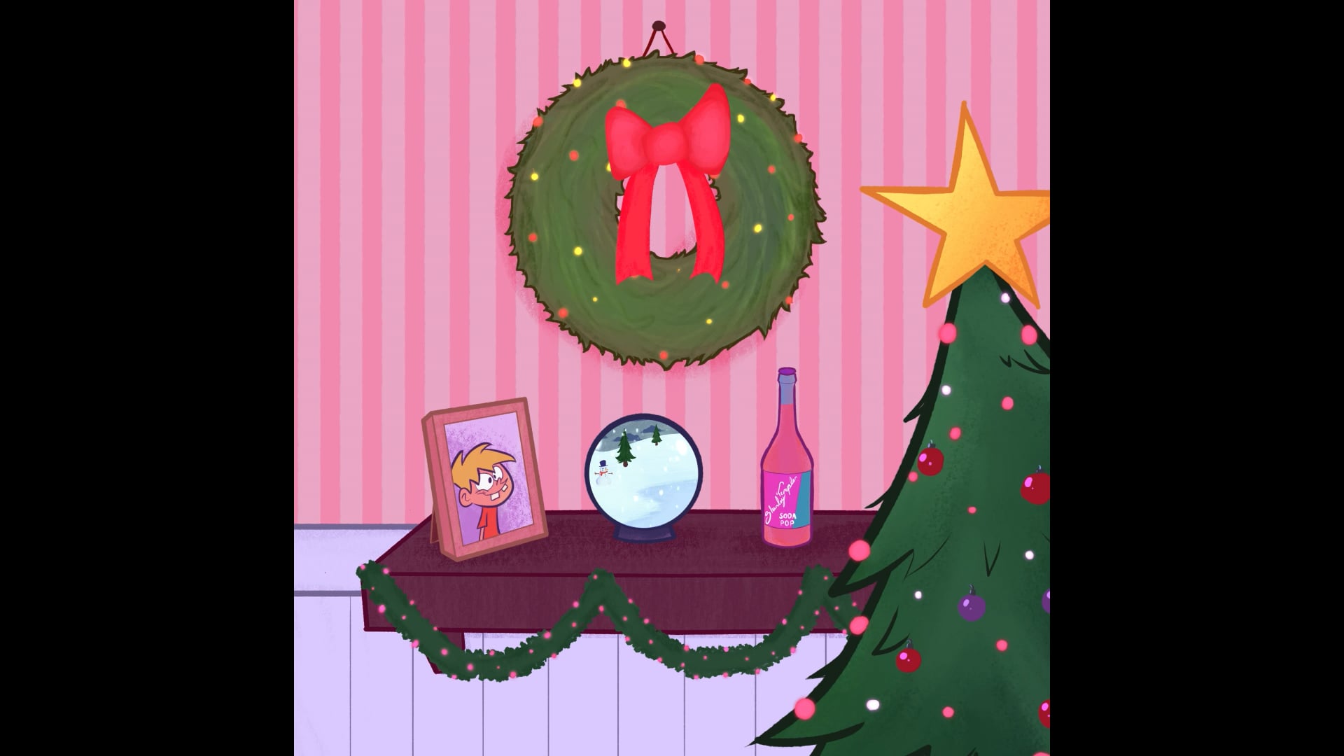 Shirley Temple Soda Pop Christmas Animation 2021