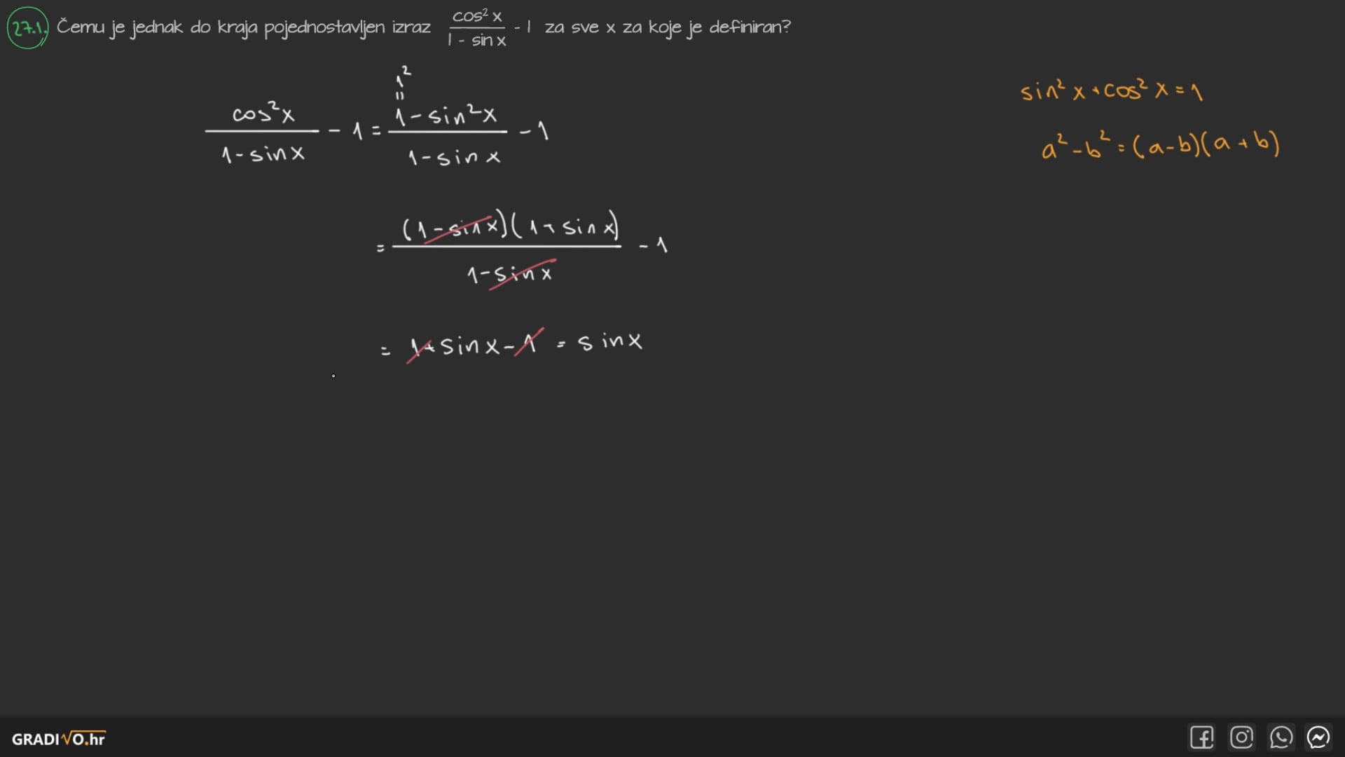 Matematika A - 2018. jesen, 27.1.