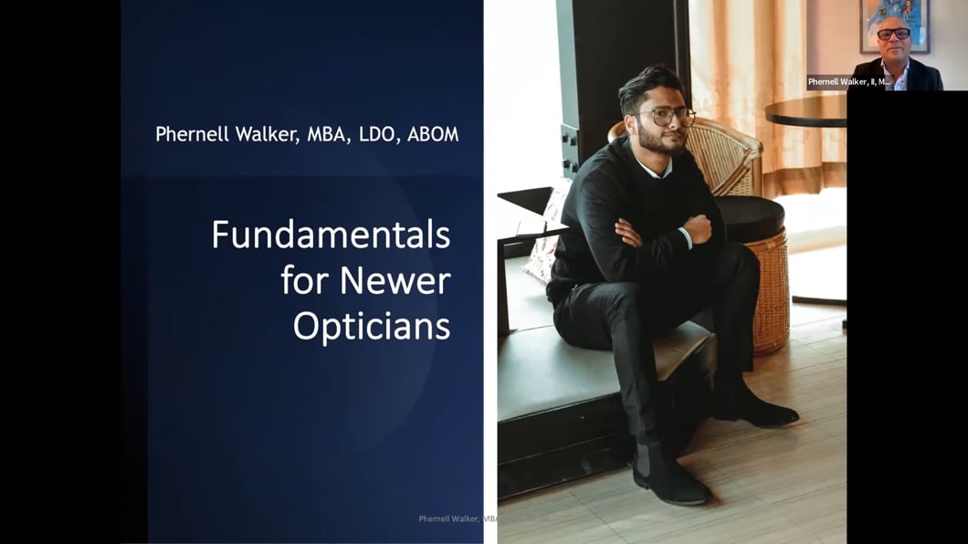 Dispensing Fundamentals for New Opticians