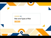 Risk and Types of Risk
