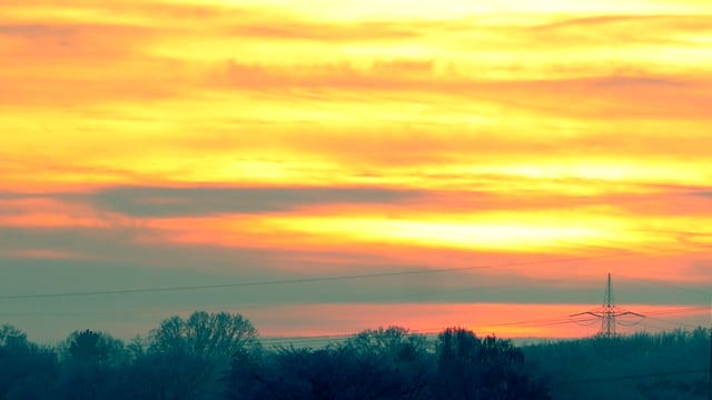Abendstimmung 22. Dezember 2021