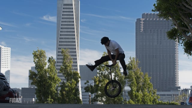 "Around SF Unicycle" - "Dear San Francisco" Club Fugazi