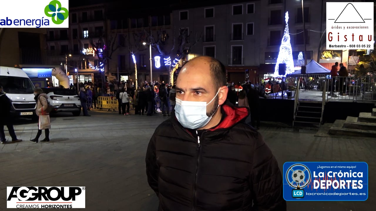 FERNANDO TORRES (Alcalde de Barbastro) 43 edición de la San Silvestre en Barbastro