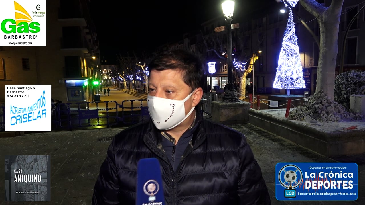 ÓSCAR TORRES (Miembro de la Junta Directiva de ASPANOA en Huesca) 43 edición de la San Silvestre en Barbastro