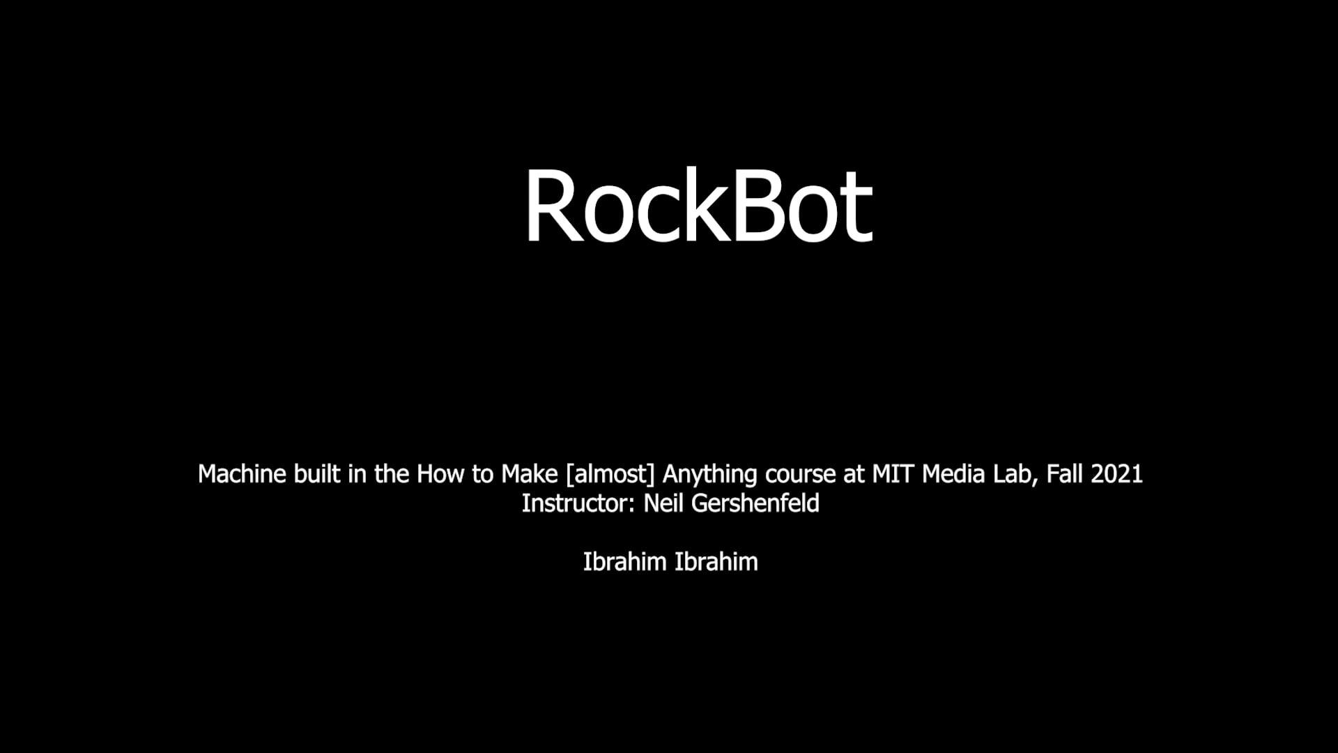 [ RockBot 1.0 ] a machine that assembles irregular forms [rocks] on Vimeo